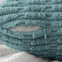 MIULEE Pack of 2 Decorative Corduroy Throw Pillow Covers, 20x20 Inch, Soft Boho Striped for Modern Farmhouse Home Decor