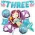 KatchOn Big Mermaid Decorations - Pack of 8 | Mermaid Balloons for 3rd Birthday Party