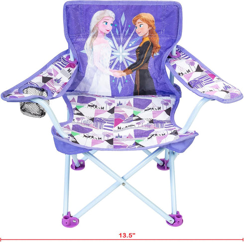Frozen 24M+ Disney Kids Chair Foldable for Camping, Sports or Patio with Carry Bag, Toddlers