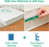 ZCHENBS 5 1 Pack) - Crib Mattress Bags for Moving, Waterproof Mattress Storage Bag with Zipper, Heavy-Duty Mil Crib Bed