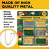 Leafeon 300 Pack Christmas Ornament Hooks - Essential Gold Green Silver Hanger for Christmas Ornament Hooks