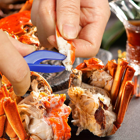 ALDMIO 24Pcs Crab Legs Crackers, Crackers and Tools Cracker Picks Tools Crabfor Lobster Crab Crayfish, Easy Opener