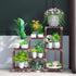 NIREUS Plant Stand Indoor and Outdoor,Wooden Plant Stand Multi Terrace Living Room Corner Balcony and Garden, Wooden