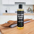 CARON & DOUCET - Cutting Board & Butcher Block Cleaning Soap | 100% Plant-Based Soap | All-Natural Lightly Scented Rosemary & Lemongrass Essential Oils (8 oz)