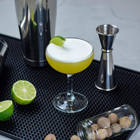 Japanese Jigger, 1oz 2oz Stainless Steel Double Cocktail Jigger with Measurements Inside, Bartender Measuring Tool