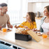Countertop ZICOTO Beautiful Bread Box With Wooden Lid For Your Kitchen - Spacious Container Perfectly Stores Your