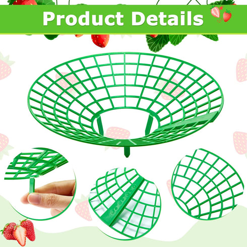 30 Packs 3 Strawberry Supports Strawberry Growing Frame Strawberry Plant Support Plant Protectors Strawberry Trellis