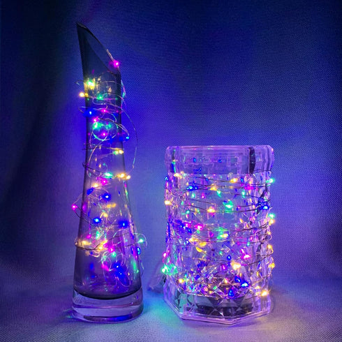 12 Pack 7Ft 20 3 Fairy Lights LED Twinkle String Lights Modes Battery Operated Waterproof Firefly Starry for Mason Jar