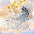 60 G Holographic Star and Moon Glitter Confetti, Iridescent Table Metallic Glitter Foil Sequin for Wedding Party DIY