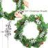 Lvydec 16pcs Christmas Glitter Berries Stems, 7.8" Artificial Picks for Christmas Tree Ornaments & DIY Wreath