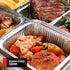 Disposable Foil Pans with Lids (Set of 20), Heavy Duty Aluminum Baking Tins for Cooking, Storing