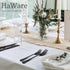 HaWare 24-Piece Black Silverware Set - Stainless Steel Cutlery Set for 4, Includes Knives, Forks, Spoons