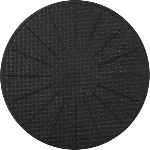 Lazy K Induction Cooktop Mat, Silicone Fiberglass Scratch Protector, Non Slip Pads, Black (7.8 inches)