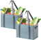VENO 2 Pack 8 Gallon Reusable Grocery Bags, Extra Large Shopping Bags for