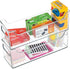 iDesign Plastic Organizer Bin with Easy Grip Handles, Set of 2, 14.5" x 5" x 5", Clear