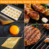 GasSaf Cast Iron Double Sided Griddle, Reversible Grill Pan for Indoor Cooking, 13 x 8.25 Stovetop Griddle