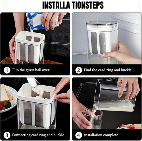FindXeink Strainer1.9QT/0.475GAL 0.9QT/0.23GAL SeparationTotle1.9QT Yogurt Total & Filter, Yogurt Strainer Greek Yogurt