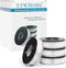 LTWHOME Replacement Ash Vacuum Motor Filter, Pack of 4 for Powersmith PAVC101