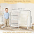 3 BAMBANG Kids Bookshelf with Storage, Tier Toddler Book Shelf, Small Kids Bookcase, Montessori Bookshelf Baby Bookcase