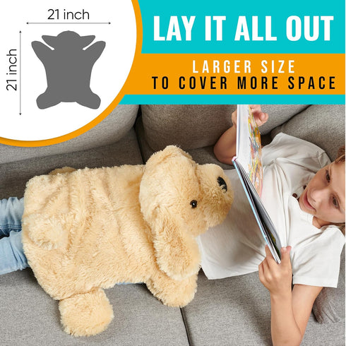 5 Lbs. FRIENDLY CUDDLE Weighted Lap Blanket for Kids & Adults Kids Weighted Blanket ASD, Sensory Processing Weighted
