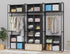 HOMIDEC 9-Cube Closet Organizer and Storage, Portable Shelves for Garment Racks, Closet, Wardrobe