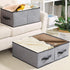 Clothing Storage Bins, 16.1 × 9.8 × 6.5 inches Closet Bin with Handles, Foldable Fabric Containers for Organizing