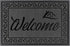 Yimobra Heavy Duty Welcome Mat, Sturdy Door Mats for Home Entrance, Waterproof Low Profile Doormat, 29.5 x 17, Black