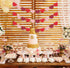 JOZON 4 Pack Felt Heart Valentine’s Day Garland Banner Decorations for Anniversary Wedding Engagement Party (Red, Pink,