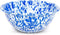 Crow Canyon Home Enamelware Serving Bowl, 1.5 Quart, Blue/White Splatter
