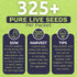 2 Packets! 500 Organic Lacinato Kale Seeds - Seed - Over Open Pollinated Heirloom Non-GMO USDA Organic Seeds