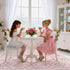 5x7 Pink Rug for Bedroom Girls, Washable Rug for Floral Nursery Decor, Cute Soft Low-Pile Non Slip Indoor Floor Carpet