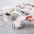 Hoewina 6Pcs Set 4 InchesCloud Drink Coasters with Holder, Marble Style Ceramic Drink Coaster, Absorbent Coasters
