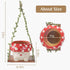 3.9inch Mushroom Decor for Outdoor Garden: Gardening Plant Gifts for Women Mother Plant Lovers - Opening Cute Smiley