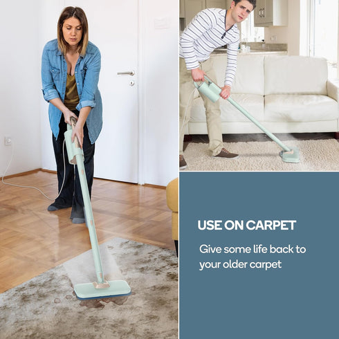 Newbealer Carpet Gilder, Steam Mop Replacement Accessory Compatible with NB602N, Durable Reusable Green