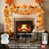 20LED suddus Fall Leaves Garland with Lights, Battery Operated Fall Lights with Timer, Thanksgiving Decoration