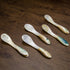 DUEBEL Mother of Pearl Caviar Spoons, 4' Luxury Handmade Spoons for Serving (5pcs)