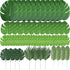 TIETHEKNOT Fake Leaves, 60 Pcs Artificial Tropical Palm Monstera Leaves with Stems for Party Decorations