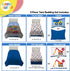 Set 5 Set Sunny Side Up Construction Zone Twin Comforter - Piece Kids Bedding Includes Comforter, Sheets & Pillow Cover