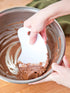 Fox Run Dough and Bowl Scraper, Curved Design, White