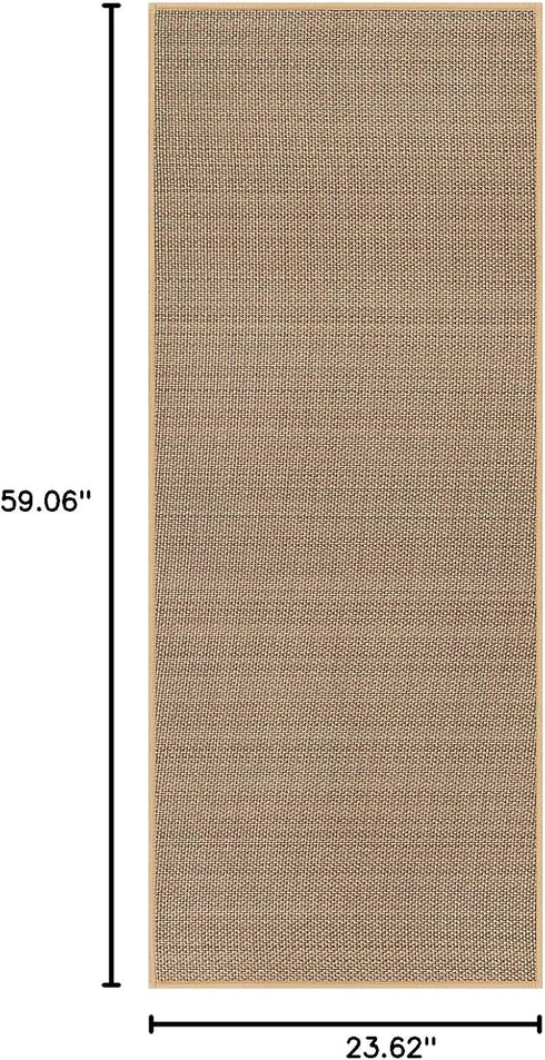 2x5 Lahome Noe Farmhouse Kitchen Runner, Entryway Runner Rug Non Slip for Entryway Indoor Washable Carpet for Hallway