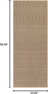 2x5 Lahome Noe Farmhouse Kitchen Runner, Entryway Runner Rug Non Slip for Entryway Indoor Washable Carpet for Hallway