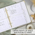 Aesthetic Recipe Binder with Waterproof Cover, Quality Blank Cookbook Binder to Organize Your Recipes