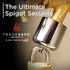 3/4-Inch 3 TRADESAFE Water Spigot Lock - Hose Bib Lock with Keyed Padlock, Fits Garden Hose Thread, Prevents Water