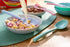 Plastic Spoon Set, Portable Reusable Dinner Scoops for Cereal, Soup, Porridge, Home Kitchen Buffet, Made in USA