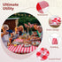 72x30 Inches 3 Set Picnic Table Cover with Bench Covers and Bag, Camping Essentials Camping Table Cover with Elastic