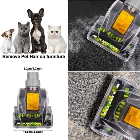Nozzle 35mm 32mm Household Cleaning Kit Vacuum Cleaner Accessories & Air Driven Pet Upholstery Turbo Brush Vacuums Tool