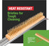 26" 2-in-1 2 30 SCRUBIT Pizza Oven Brush with Scraper, Heat Resistant - Stainless-Steel Pizza Stone Brush with Pizza