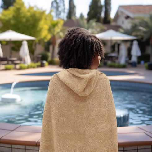 ORIGINAL KIDS 100% 30 54 Hooded Bath Towel Wrap - Ultra Soft Cotton Terry Large Oversized Hooded Kids Towel - Toddler
