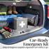 33 21 19 cm, 5 Flexzion Medicine Box, Home Pharmacy Box, x x Metal Medication Storage Box for Emergency, First Aid