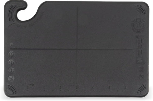 San Jamar CBG6938BK Saf-T-Grip Bar Cutting Board by San Jamar